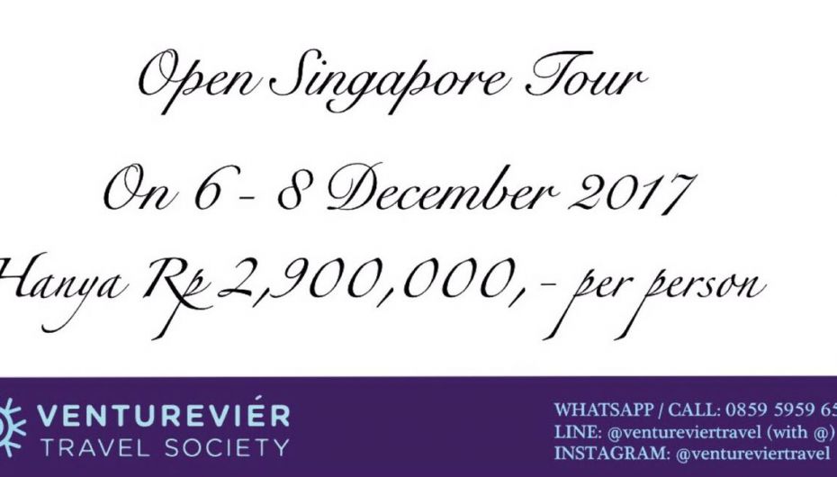 3 HARI 2 MALAM: Singapore Package Tour (All In! Mulai Dari Rp. 2,9jt/person) Free Madam Tussauds in Si